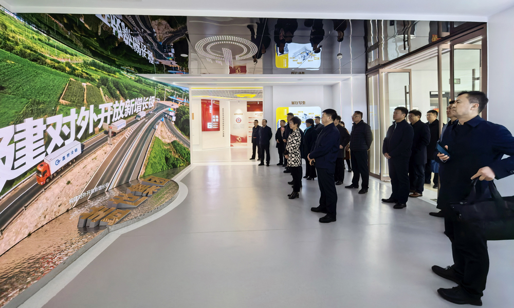 20250626094595269526 绥化市调查团到我市调查进建商贸服务型国度物流枢纽建设有关工作